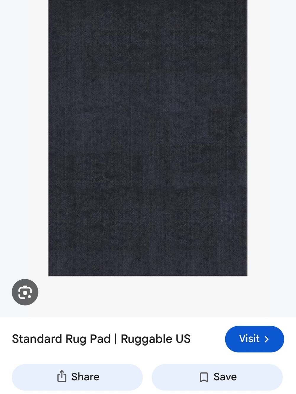 Ruggable 5 x 7 rug pad